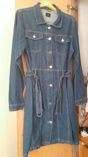 Sobretudo Jeans- novo.