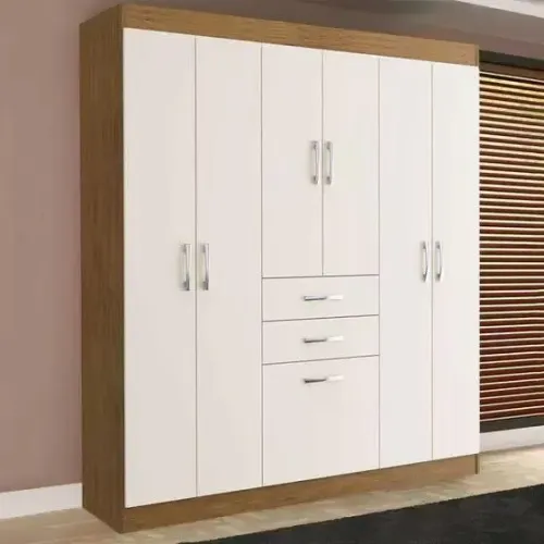 Guarda roupa solteiro 6 portas Cancun novo a pronta entrega