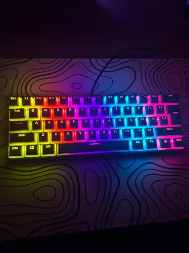Teclado Mecânico Gamer BRX M403 RGB - Switch Azul - Semi Novo