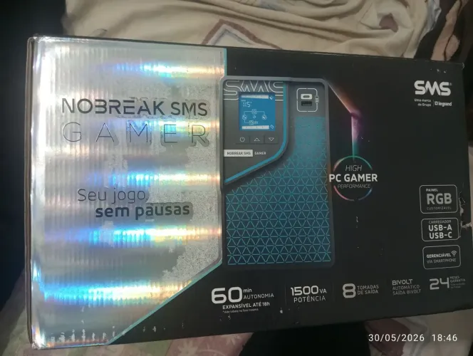 UPS SMS no-break gamer 1500va