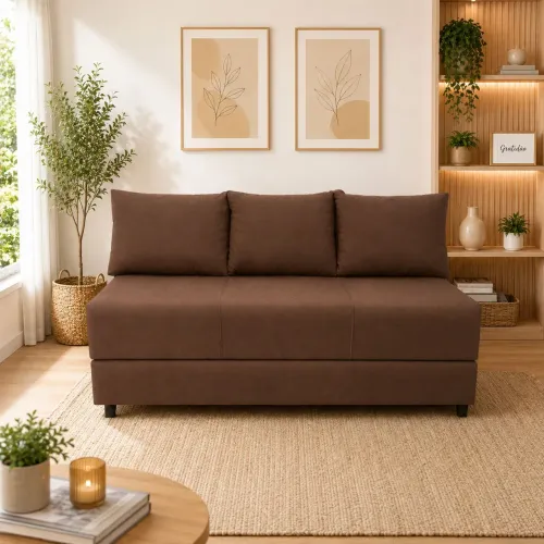 SOFÁ cama com ALMOFADAS, novo! Preço IMPERDÍVEL!