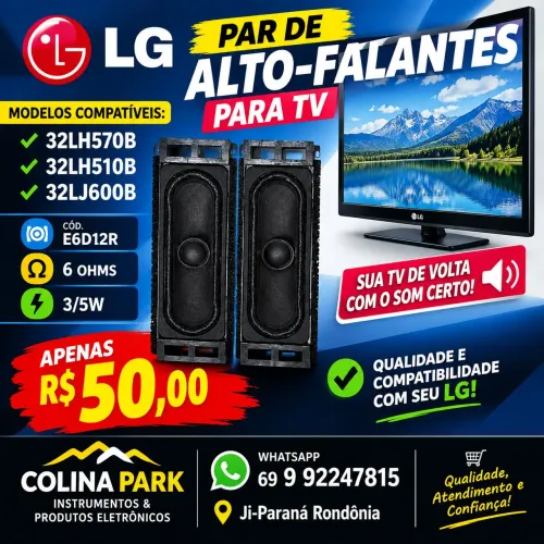 Alto-Falantes TV LG 32LH570B