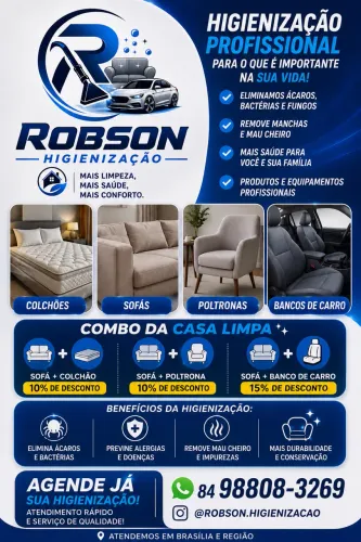 Higienização de estofados