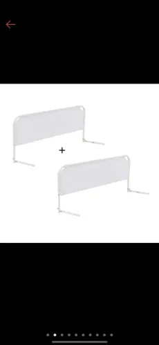 Kit 2 grades para cama infantil com tela 