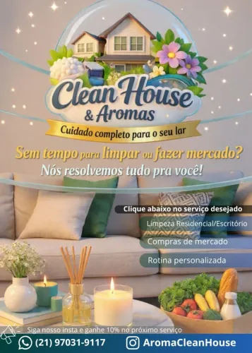 Manicure + faxina tudo para seu dia perfeito 