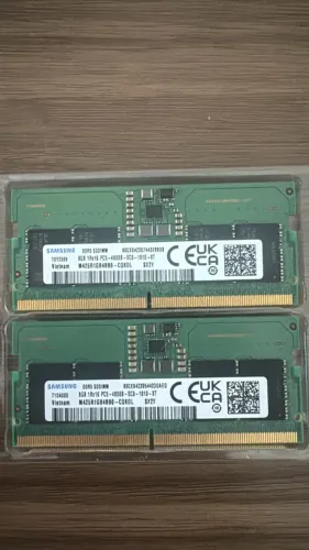 Memória Ram SODIMM Samsung DDR5 16gb (2x8gb) 4800 Mhz - (Notebook)