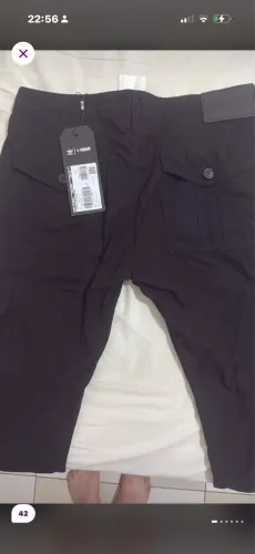 Calça cargo sarja preta FORUM x ADIDAS ORIGINALS