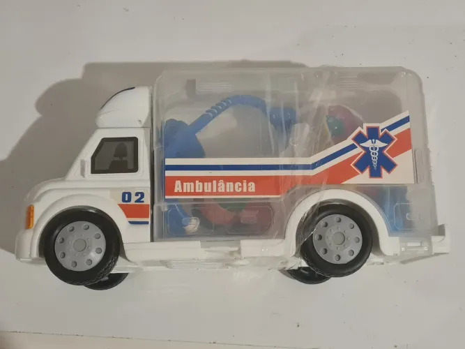 Ambulância de brinquedo com som