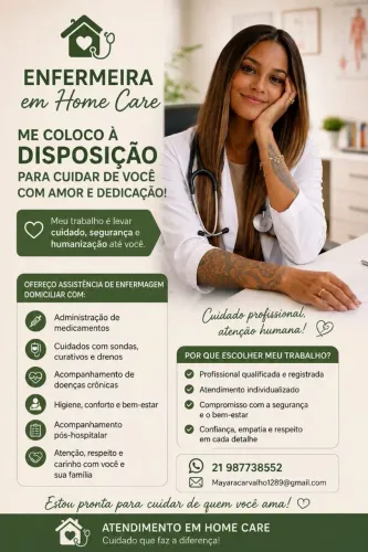 Cuidados de enfermagem.