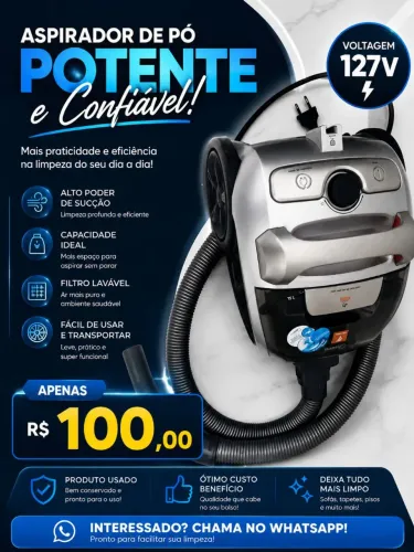 Vende aspirador de po