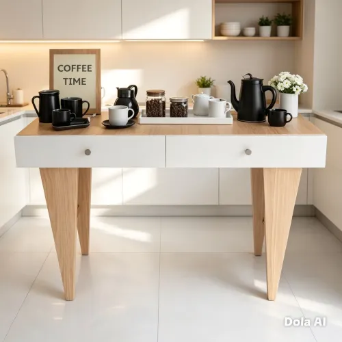 Aparador MDF carvalho