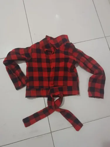 Camisa xadrez infantil 