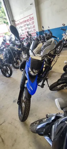Yamaha XTZ Lander 250 azul 2020 Shalon veículos Cariacica 