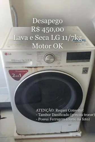 Lava e Seca LG Direct Drive 11/7kg