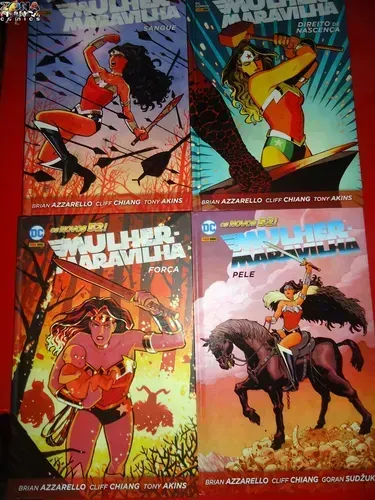 mulher maravilha brian azzarello 1 a 3