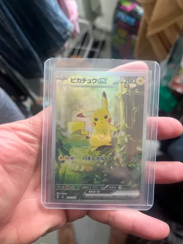 Carta Pokemon TCG Pikachu Ex ( Floresta ) JPN