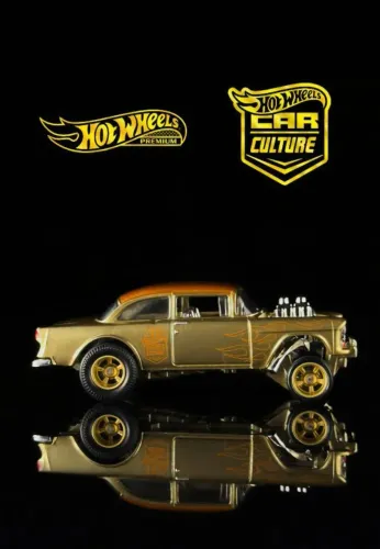 Hot Wheels Premium Thrill Climbers Gasser Chase 1:64 Car Culture 2026 Chase Dourado
