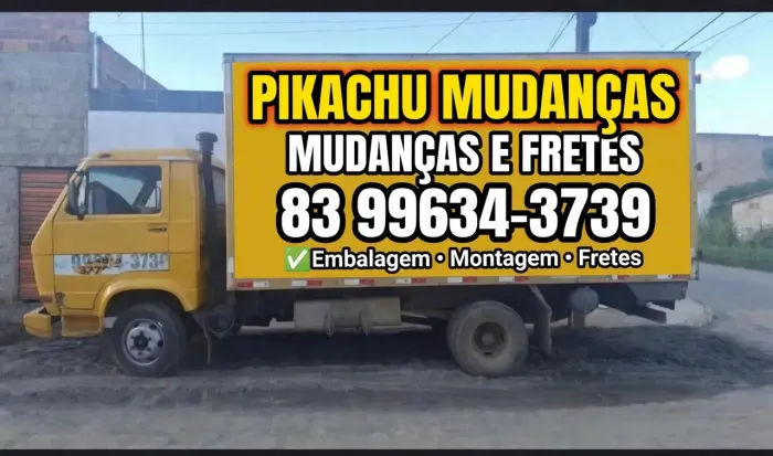 Mudanças para cidades da paraiba e algumas do PE