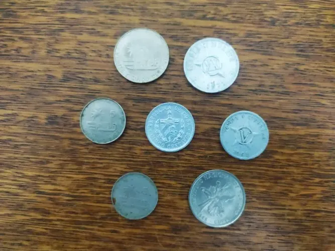Conjunto de 7 Moedas
