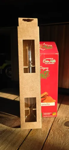 Bomba para chimarrão de vidro