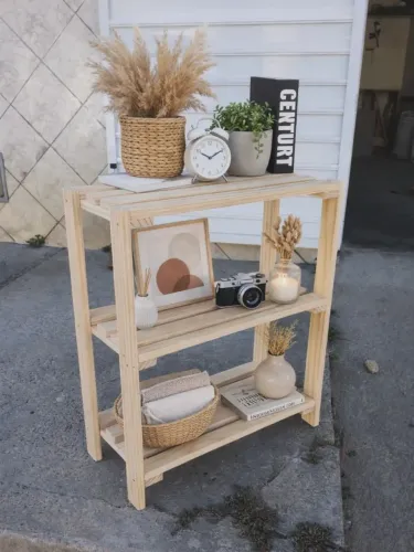 Estante com 3 prateleiras