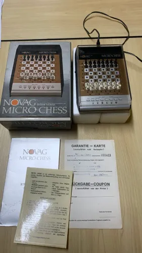 NOVAG MICRO CHESS comprado na Alemanha em 1981