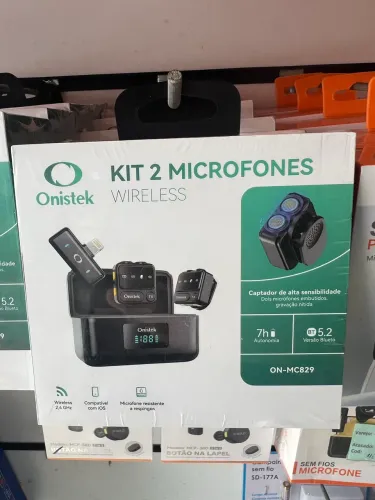 Microfone de Lapela IPhone Lightning Profissional