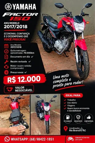 Yamaha Factor 150 2017/2018 ? Vende-se
