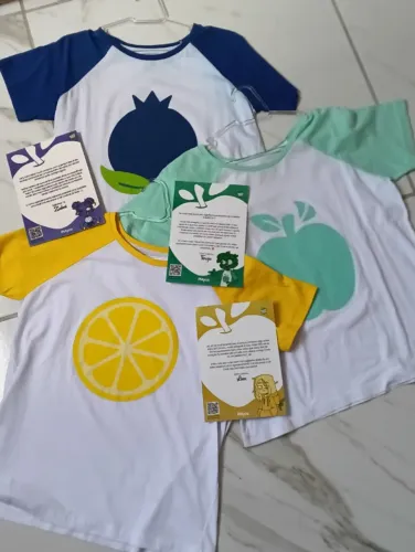 Camisas Mundo Torajo - Torajo, Zulmi e Linn - Tamanho 14
