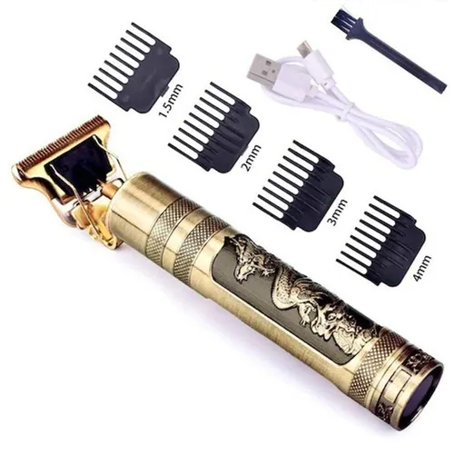 Barbeador USB T9 Aparador De Cabelo Profissional Dragon Retro Afiado Com Entrega Rápida!