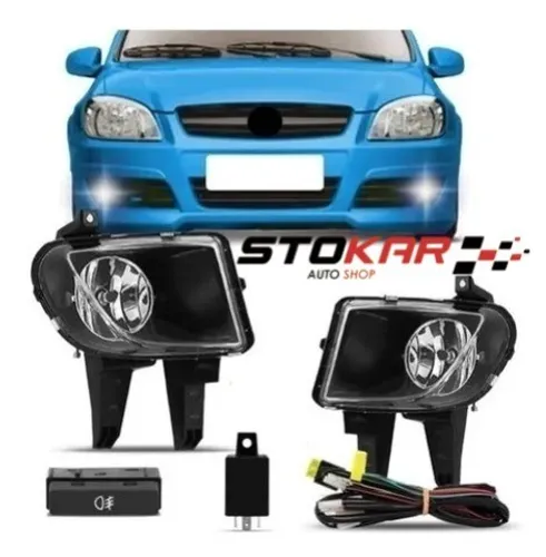 Kit Farol De Milha Celta / Botão Modelo Original 2012 a 2015