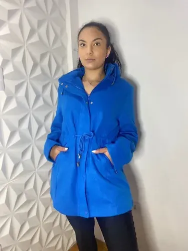 Parka Azul com capuz             *NOVA*