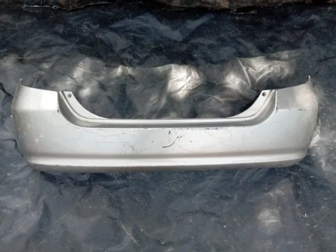 Parachoque Honda Fit Traseiro 2004/2009 Prata com detalhe