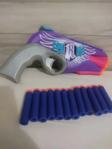 Arminha de brinquedo Nerf Rebelle com 12 munições