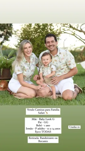 Camisas SAFARI Família