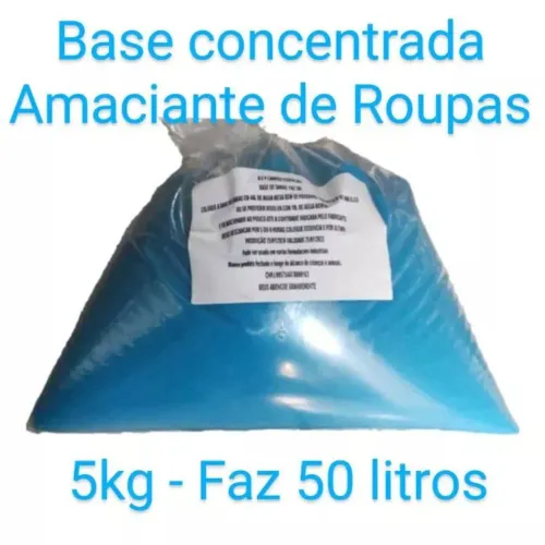 Amaciante de roupas Base concentrada 5Kg