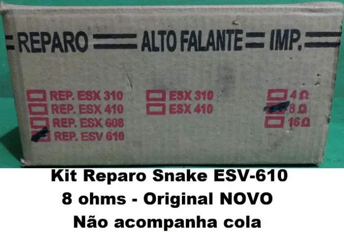 Kit reparo original Snake ESV 610 - 8 ohms 