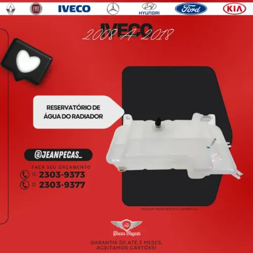 reservatorio agua radiador - iveco