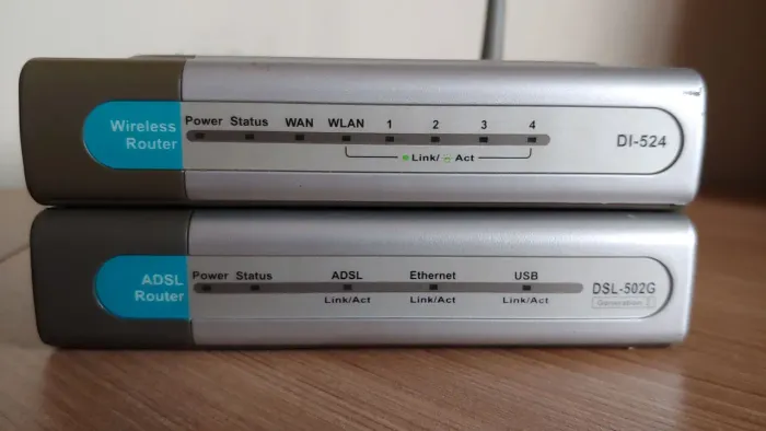 Roteador e repetidor DI-524 e Modem Dsl-502G Internet