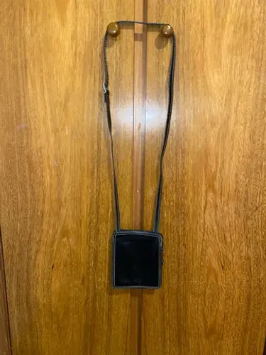 Bolsa couro preta