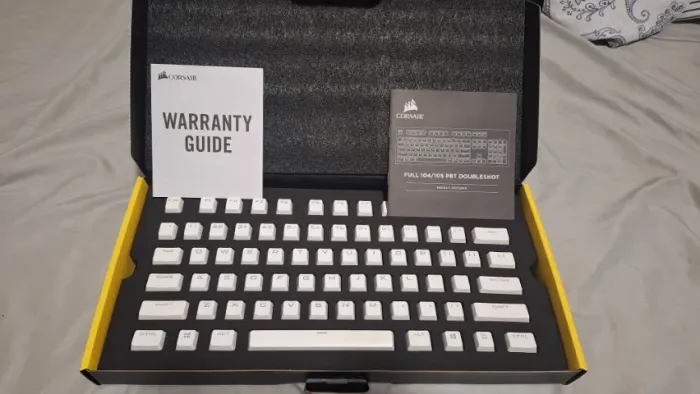 Conjunto de teclas completo com 104/105 teclas de PBT por injeção dupla para jogos CORSAIR
