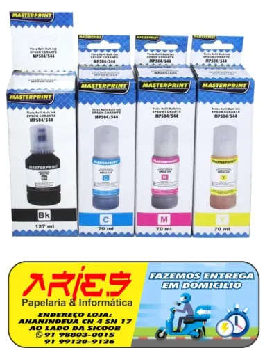 TINTA EPSON CORANTE MASTERPRINT 504 544