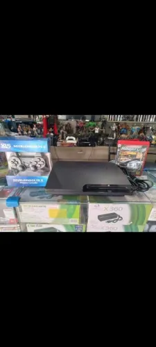 Playstation 3 slim hd 160gb controle ,5 jogos completo ac trocas...