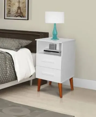 Mesa de cabeceira branco