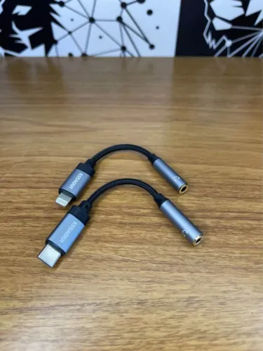 ? Adaptador Essager P2 3.5mm - Tipo C & Lightning ?