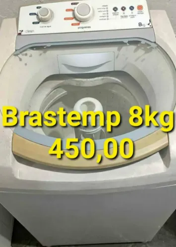 Máquina de lavar Brastemp 8kg 110V ENTREGO