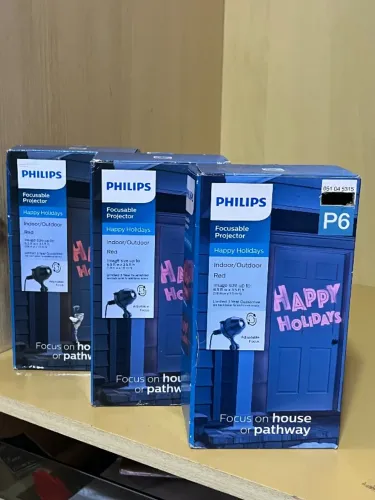Projetor Happy Holidays Phillips P6 para uso Interno e Externo