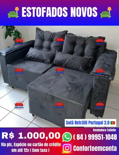 Sofá Retrátil Portugal 2.0 - Conforto e Qualidade! Diretamente da fábrica .