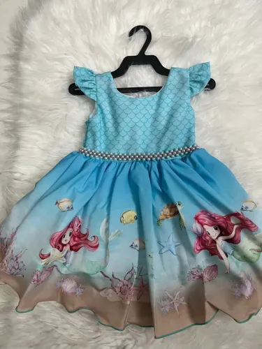 Vestido Fundo do mar / Sereia