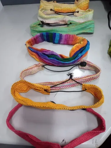 faixas de cabelo tiara bandana coleção 7 peças coloridas lindas Oportunidade